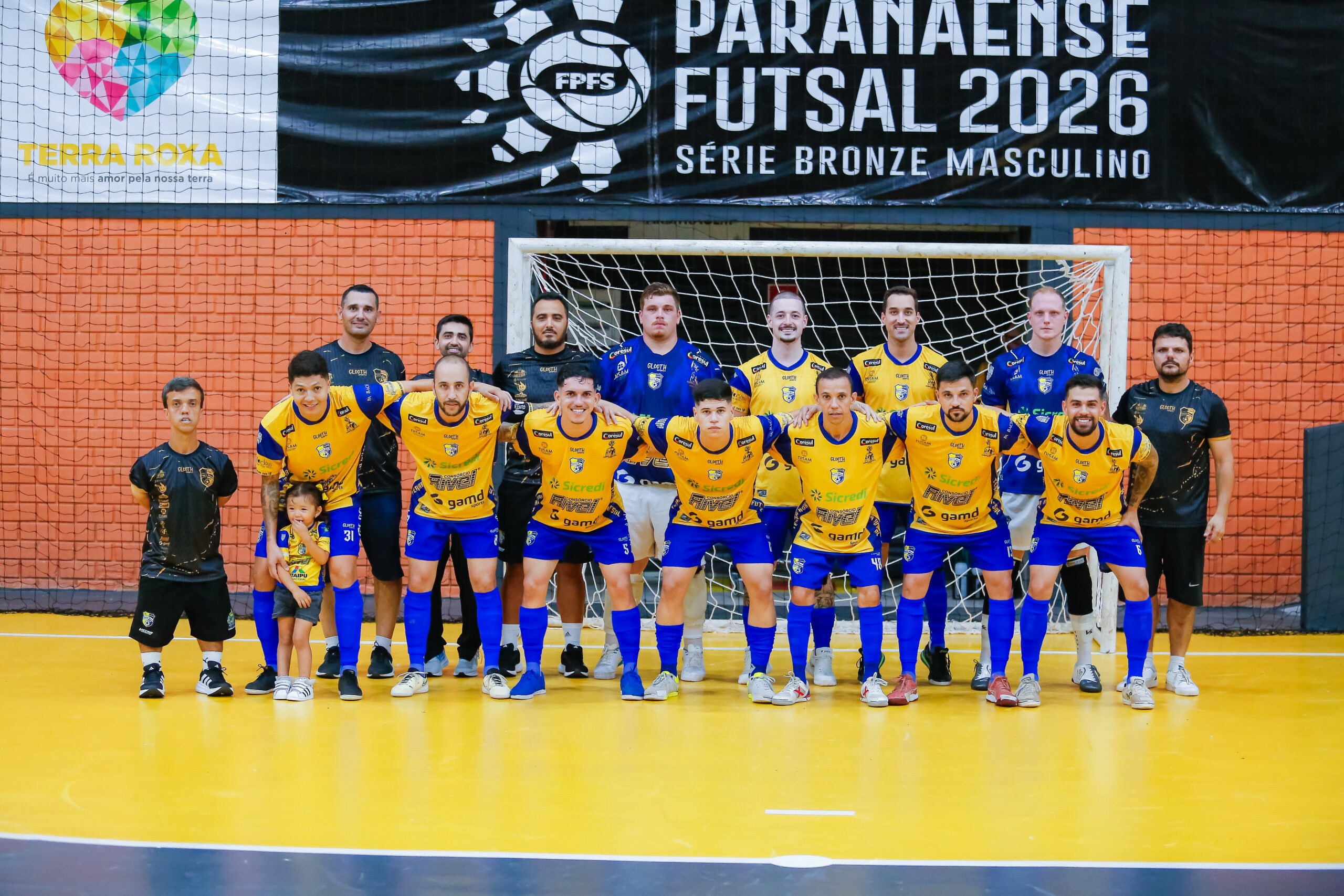 TERRA ROXA FUTSAL / SICREDI JOGA EM CASA NO SÁBADO DIA 04/04 AS 18:00 HORAS.